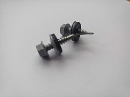 Šroub farmářský GTZ F2 4,80 x 20 mm, Nerezový - lakovaný RAL 9006