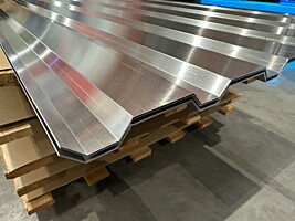 Trapez 18/137, ohýb. Al profil - rozměr:  0,80 x 888 x 2500 mm - 2.jak. zlevněno T