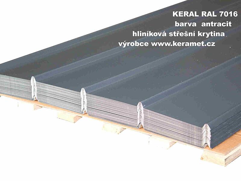 KERAL 0,70 x 920 x 2000 mm, lak. RAL 7016/7016 2. jakost