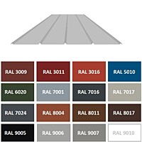 KPTR 1017 0,60 x 920 x délka mm, Al lakovaný (upřesnit RAL)