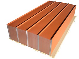 KERAL 0,60 x 920 x 2000 mm, Al lakovaný RAL 3016