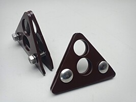 Sněhová zábrana dvojitá - Al lakovaný RAL 8017