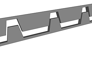 Těsnění KOB 1003 sada, délka 960 mm