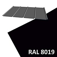 KPTR 1017 0,60 x 920 x délka mm, Al lakovaný RAL 8019