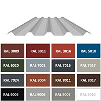 KPTR 35/207 0,60 x 873 x délka mm, Al lakovaný (upřesnit RAL)