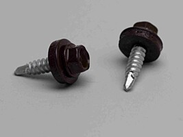 Šroub farmářský GTZ F2 4,80 x 20 mm, Nerezový - lakovaný RAL 8017