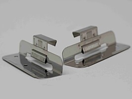 Příponka posuvná 25 mm, Nerezová - přírodní