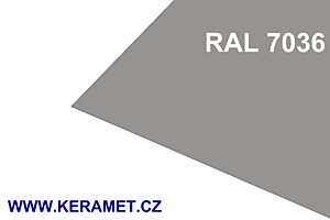 PROFAL 0,70 x 600 mm, Al lakovaný RAL 7036* doprodej