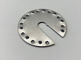 Uzemňovací podložka pod solární panel kulatá s výřezem pr. 44 mm SOLAR